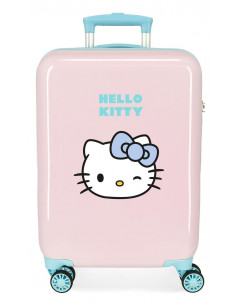 TROLLEY ABS 55CM. 4R. HELLO KITTY WINK
